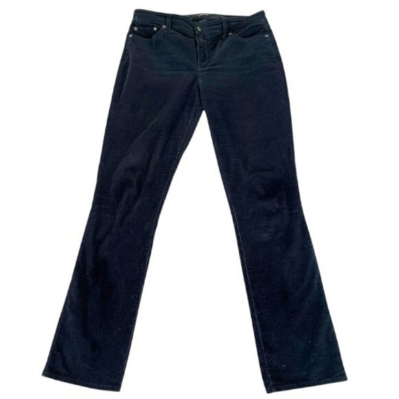Lauren Ralph Lauren navy blue straight corduroy pants size 6 - Picture 2 of 8